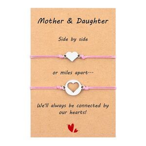 Mom and Me Gifts Set Mother and Daughter/Son Gifts Bracelets Birthday、